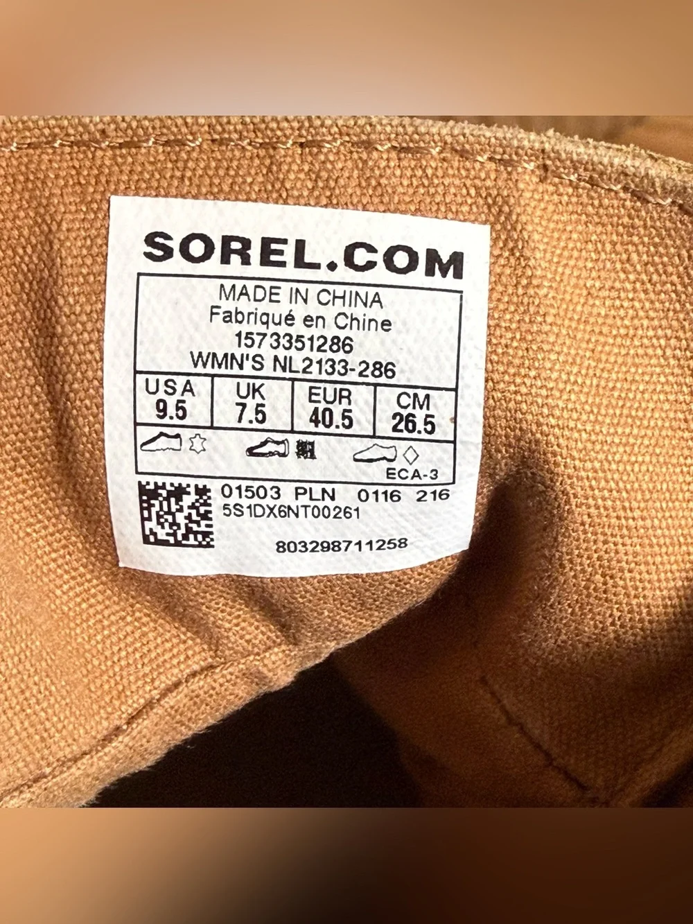 Sorel Womens Out N About Waterproof Duck Boot Size 9.5 Brown Leather NL2133-286